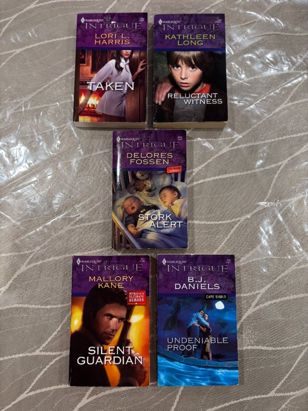 Purging Mom's Books! 5 Harlequin Intrigue Romance